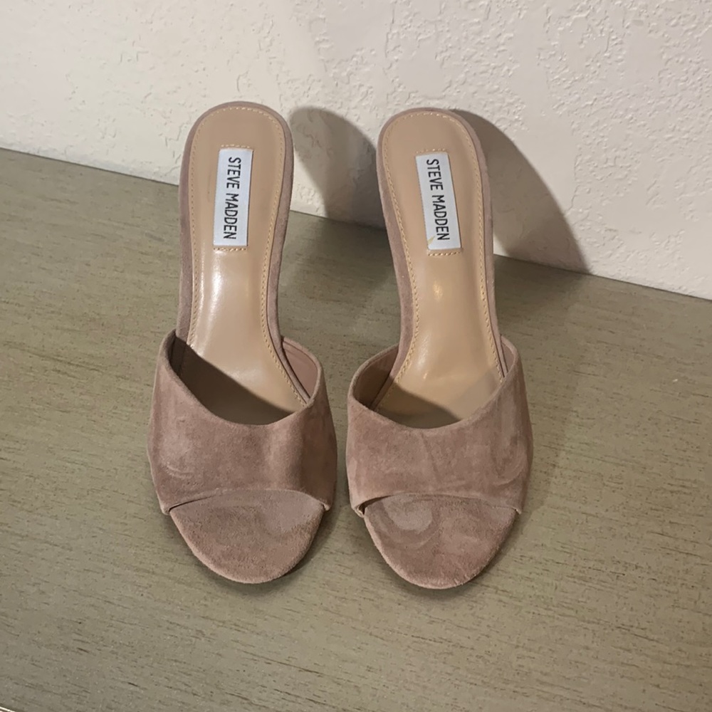 Steve Madden - Erin Mule Heel in Blush Pink